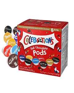 Celebrations Hot Chocolate pods for Dolce Gusto