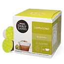 Nescafé Cappuccino package and capsule for Dolce Gusto