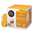 Nescafé Latte Macchiato package and capsule for Dolce Gusto