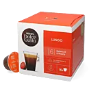 Nescafé Lungo package and capsule for Dolce Gusto