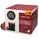 Nescafé Americano Big Pack package and capsule for Dolce Gusto

