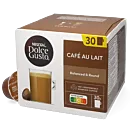 NescafÃ© CafÃ© au Lait Big Pack package and capsule for Dolce Gusto