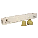 Gran CaffÃ© Garibaldi Gusto oro package and capsule for NespressoÂ®