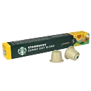 Starbucks Sunny Day Blend Lungo package and capsule for Nespresso
