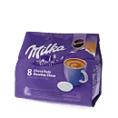 Milka package and pods for Senseo