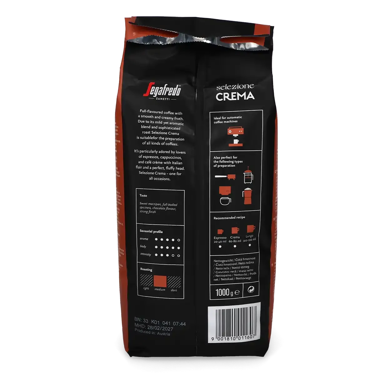 Segafredo\u0020Selezione\u0020Crema\u00A0\u0020\u0020