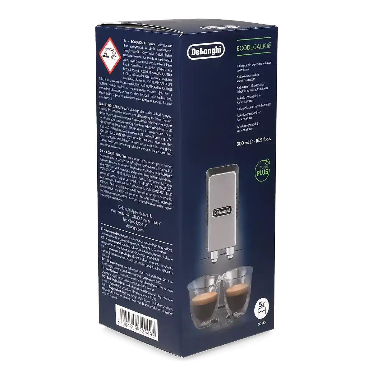 Delonghi\u0020Descalcifica\u00E7\u00E3o\u0020Eco\u0020Decalk\u0020DLSC500