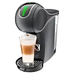 Dolce Gusto Genio S Touch automatic coffee machine from Delonghi in the color black
